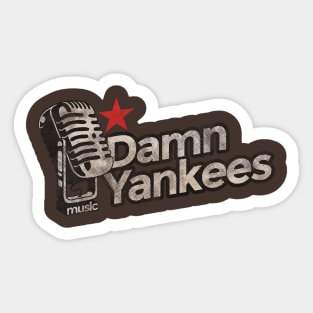 Damn Yankees Vintage Sticker